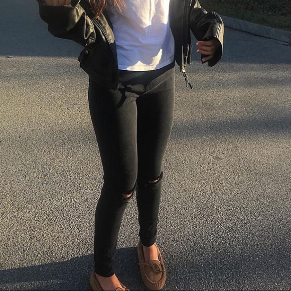 AMERICAN EAGLE skinny black jegging - Picture 2 of 3